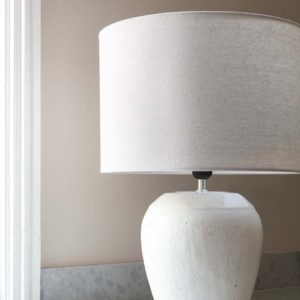 white stone lamp large Hill Farm Furniture