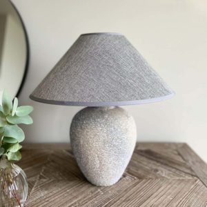 Small grey lamp Hill Farm Furniture