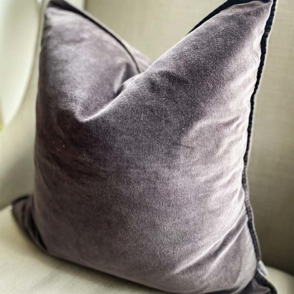 dark gray pillow