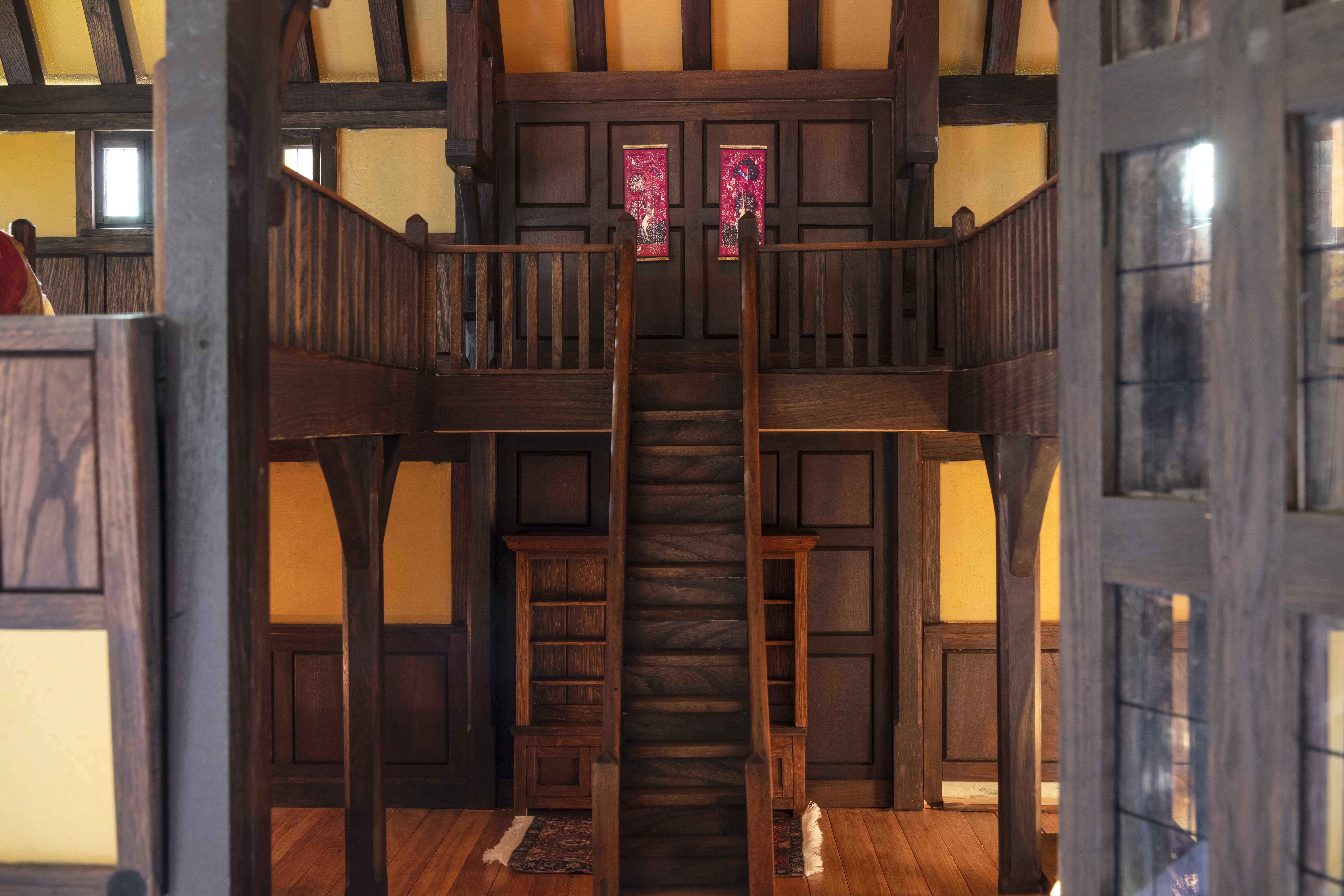 Inside of a Handmade Doll House for Sale