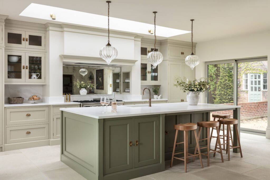 White Kitchen With Sliding Glass Door Hill Far Furniture